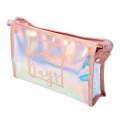 New Fashion Waterproof PVC Organizer Pouch Ladies Holographic Purse Jelly Cosmetic Makeup Bag Ziplock